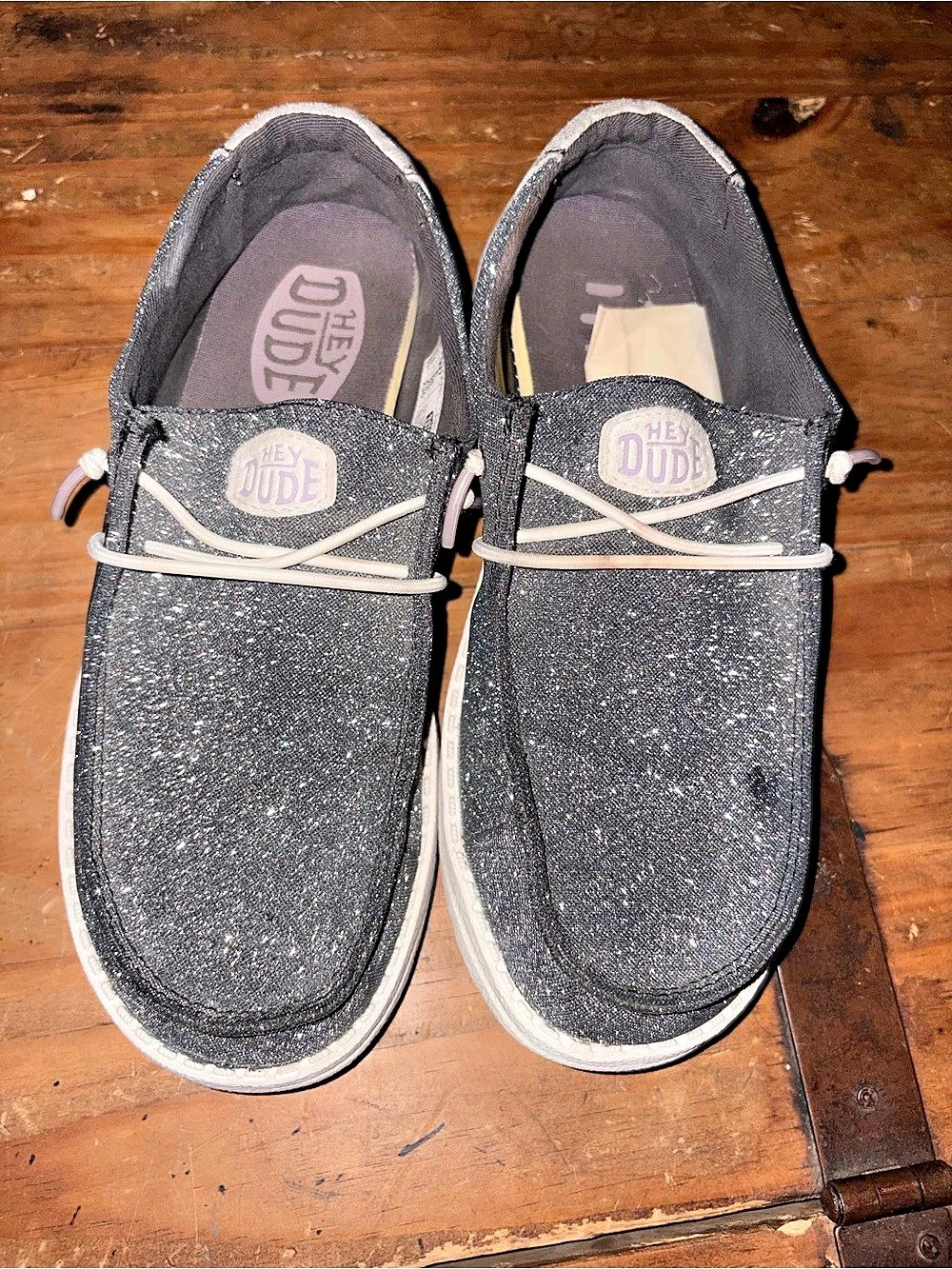 Hey Dude Wendy Metallic Sparkle Metallic Sparkle Sneakers